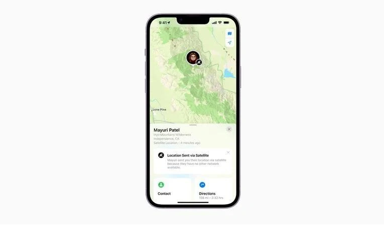 长葛苹果14维修分享iPhone14系列中 FindMy功能通过卫星分享位置方法教程 