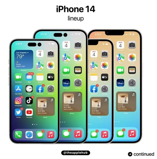 长葛苹果14维修分享iPhone 14全家福 